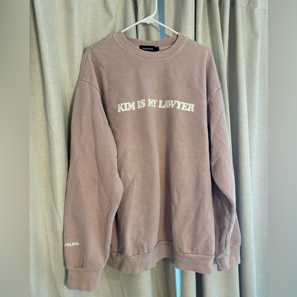 TALENTLESS | Kim Is My Lawyer | Crew Neck | Size: XL